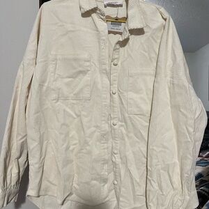 Universal Thread Ivory Corduroy Shirt